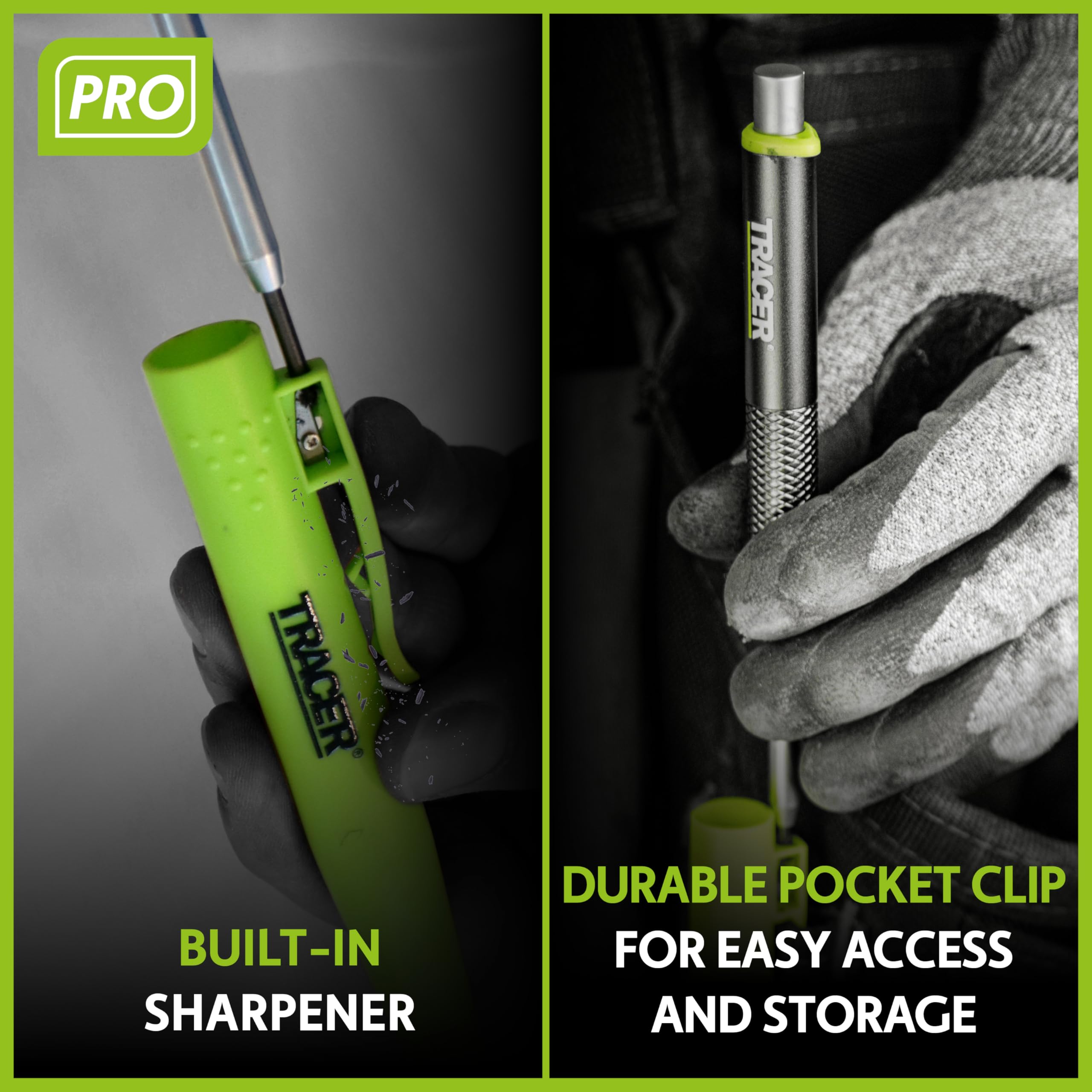 Amazon.co.jp: Tracer Proシリーズ アルミニウム深穴建設鉛筆 交換用芯